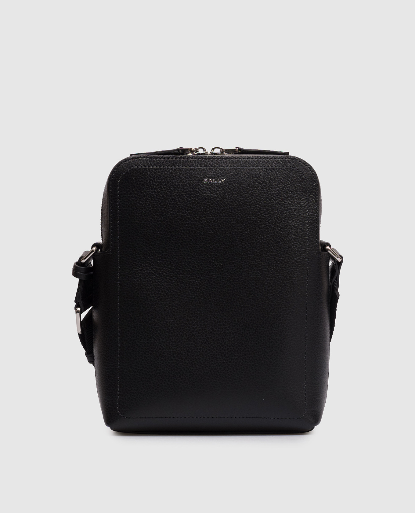 

Capitol black leather bag with logo print Bally