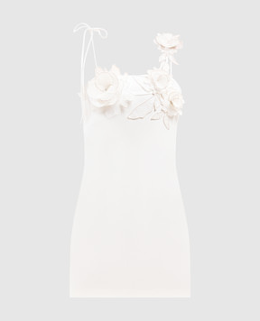 David Koma Ivory floral applique dress RE26DK39D