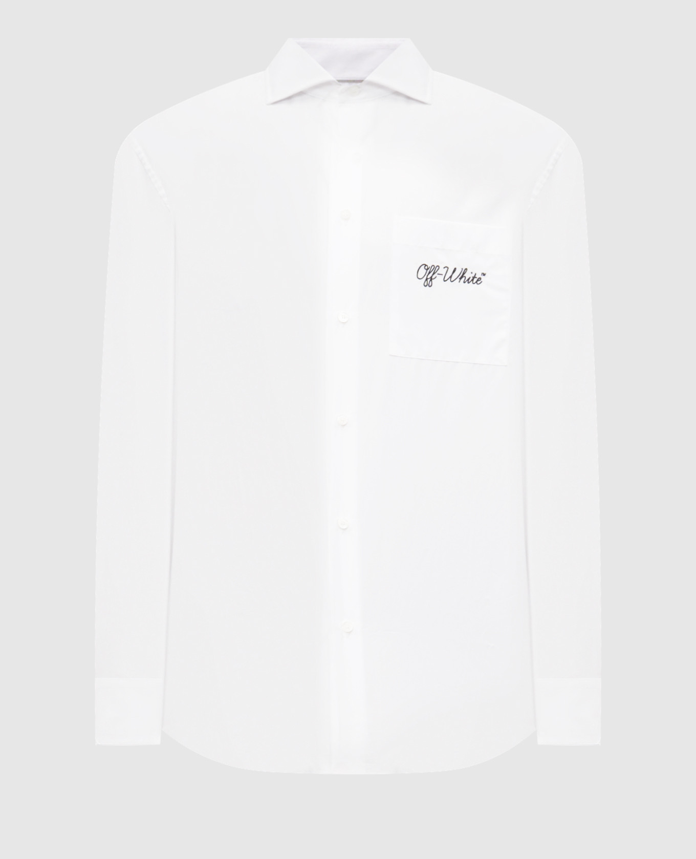 

White shirt with logo embroidery Off-White