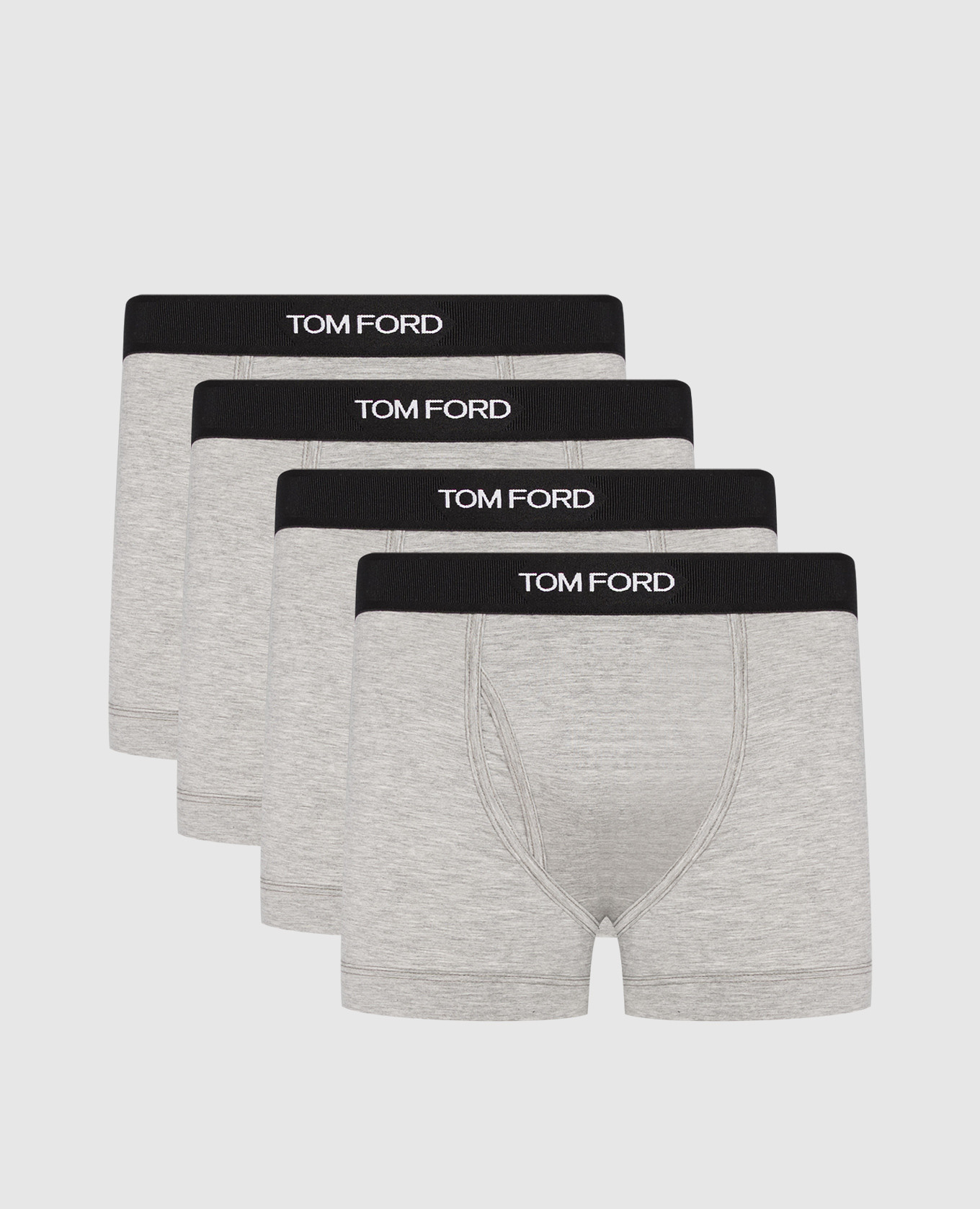 Set of gray boxer shorts