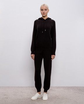 Babe Pay Pls Brown cashmere tracksuit MD9891312341R