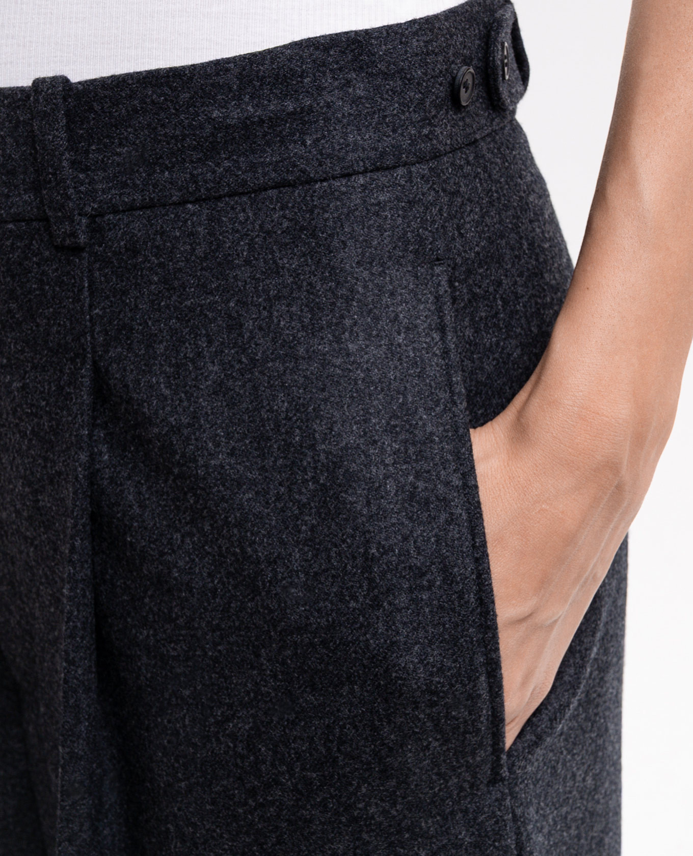 Gray wool pants Carven 5
