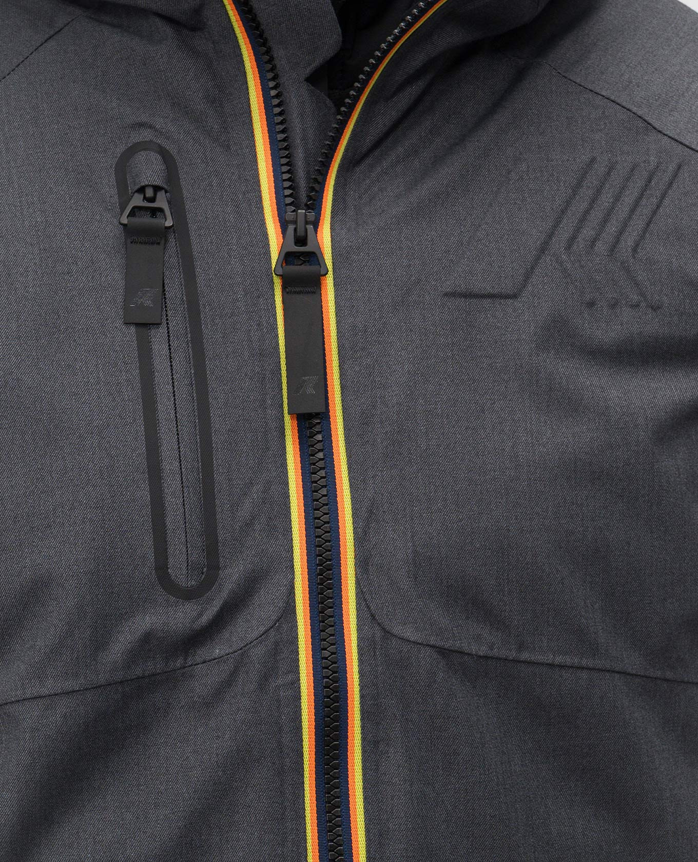 BEAUFORTAIN gray ski jacket K-Way 5