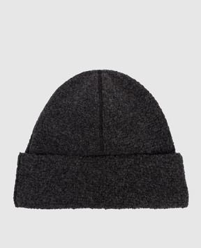 K-Way Gray Semnos hat with wool K6133FW