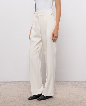 Twinset Ivory sequined pants 262AT2041