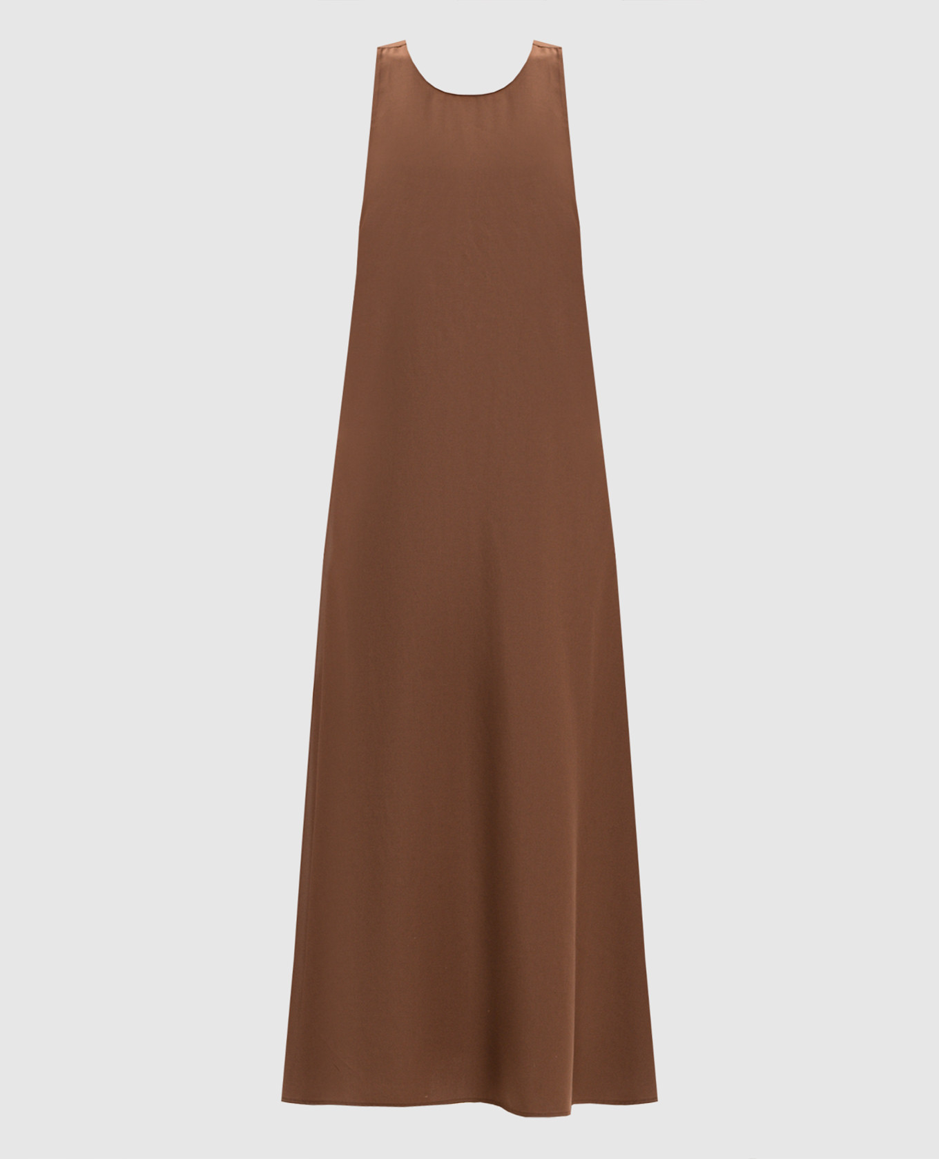 Brown dress with slits