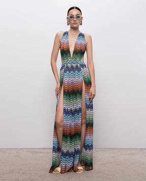 Missoni Patterned open-back jumpsuit MC25SG04BR015D