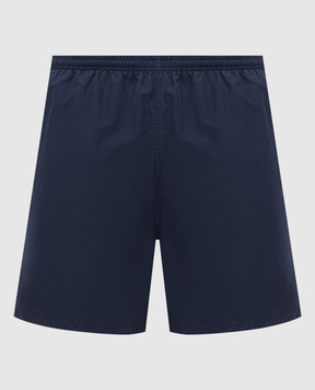 Ami Paris Blue swim shorts with Ami de Coeur logo HBW318PA0027