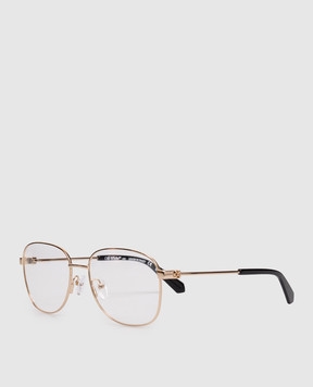 Off-White Gold-tone glasses with Arrow logo OW6017760057