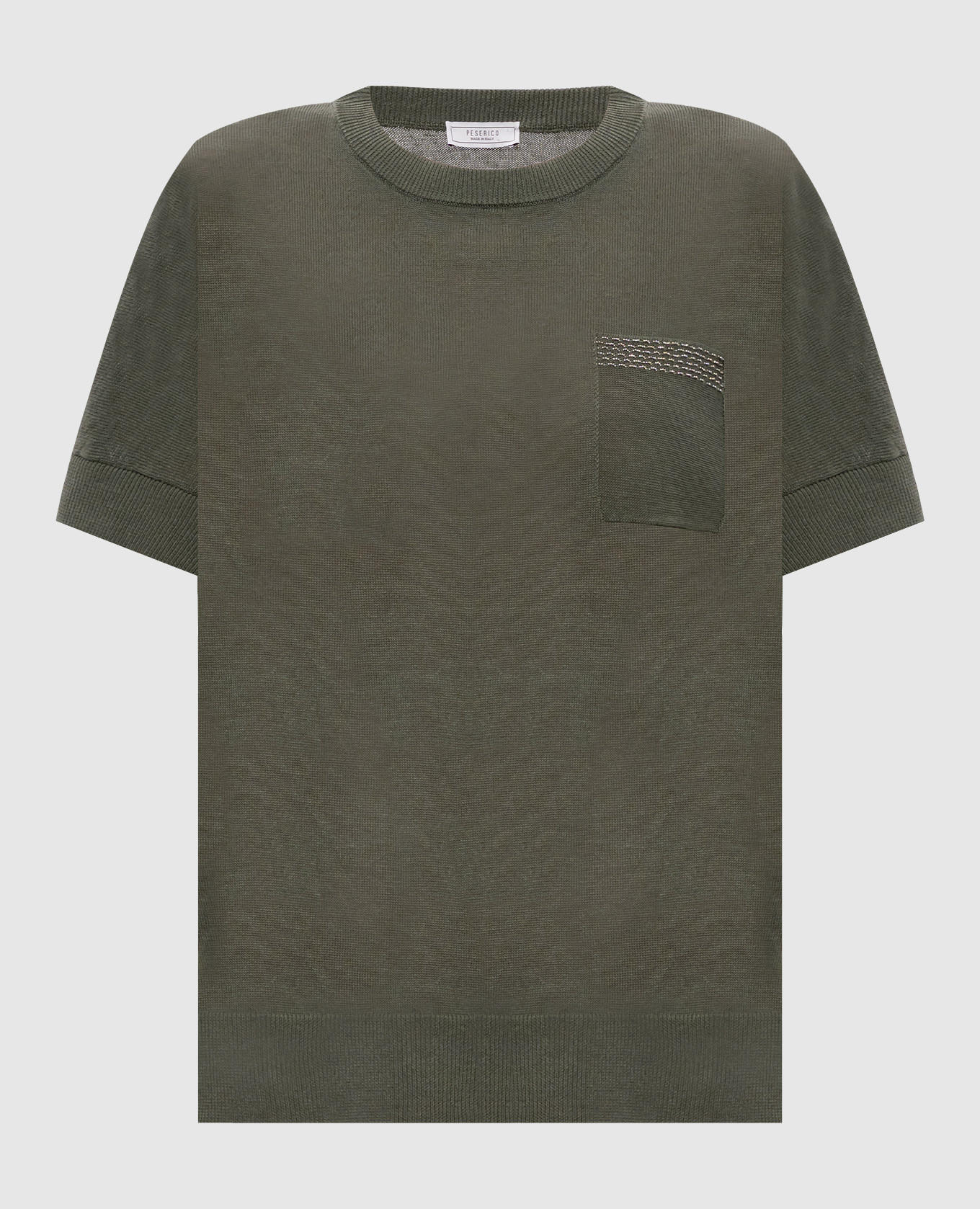 

Green top with linen Peserico