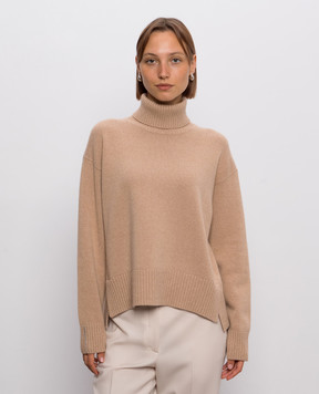 Peserico Beige wool, silk and cashmere sweater A99268F07K09283