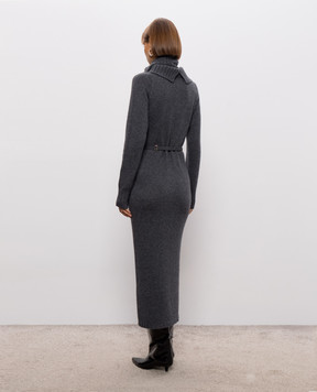 Twinset Gray dress with wool 262TT3212