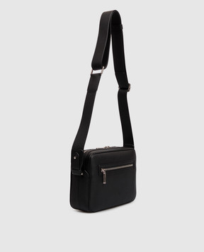 Stefano Ricci Black leather bag with emblem ND263GTPMR