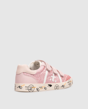 Premiata Andy children's pink combination sneakers 242094022735