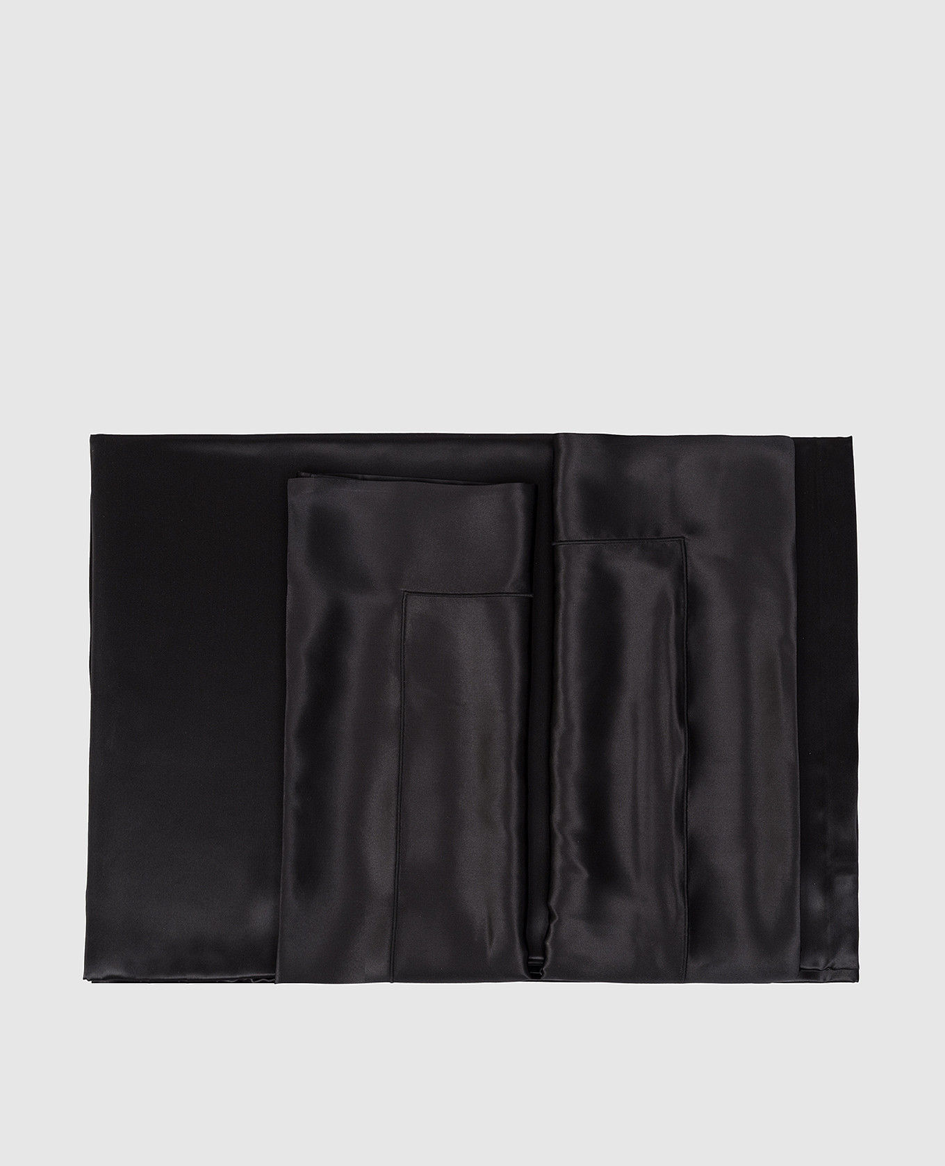 

La Galleria black silk bedding set Fazzini