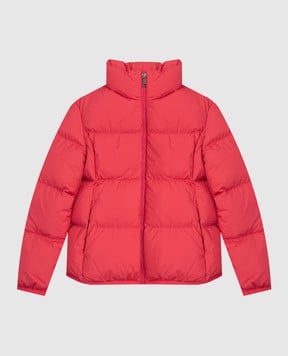 Moncler ENFANT Children's pink down jacket with logo patch K29541A00016597YW1214