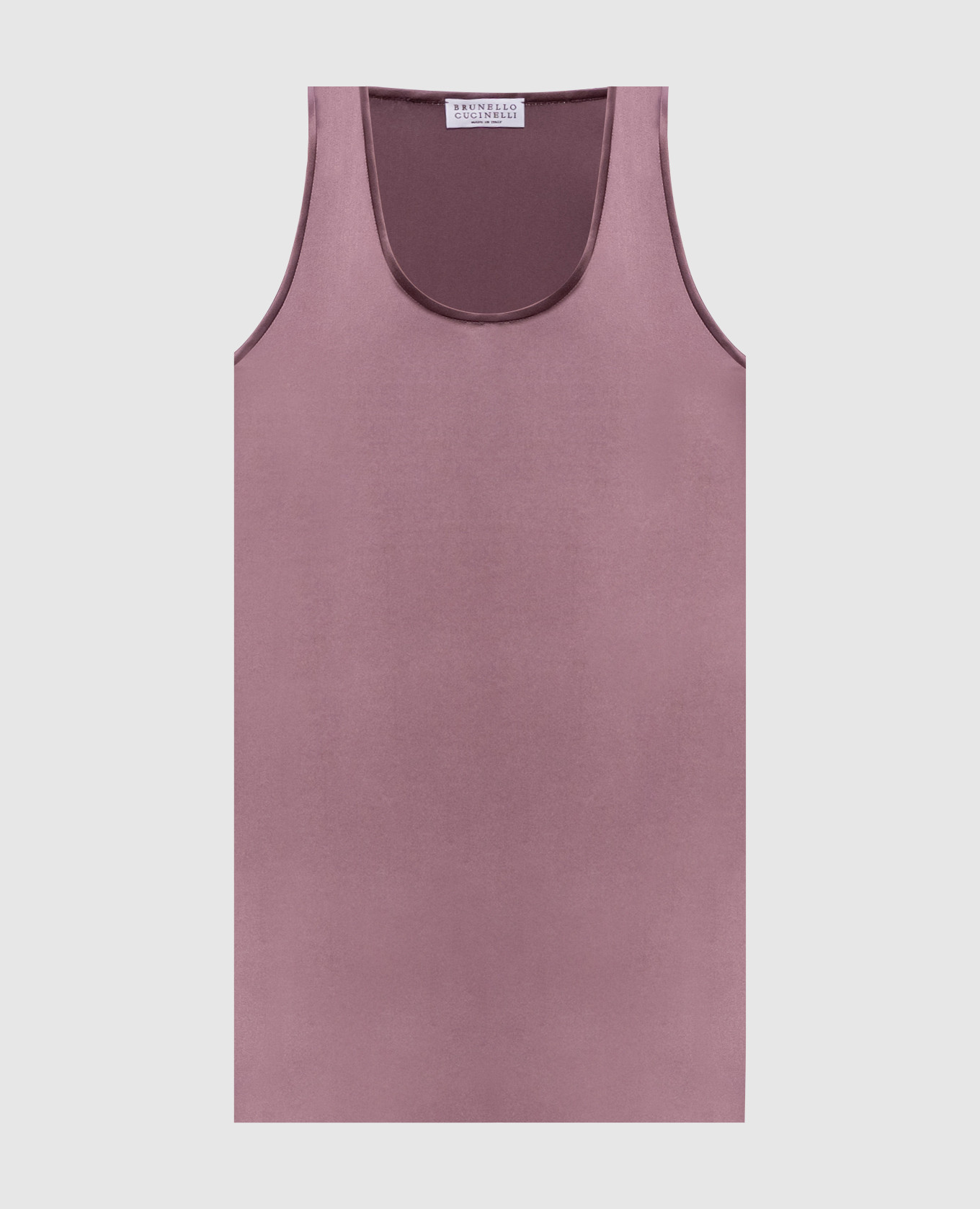Purple silk top