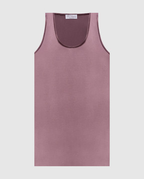 Brunello Cucinelli Purple silk top M0C59DZ300