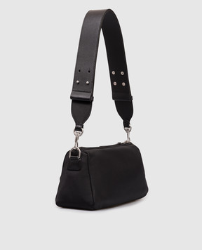 Ami Paris Black Marsel bag with emblem ULL707AW0001