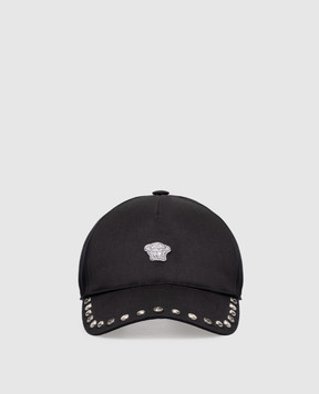 Versace Blue cap with applique 10201881A16924