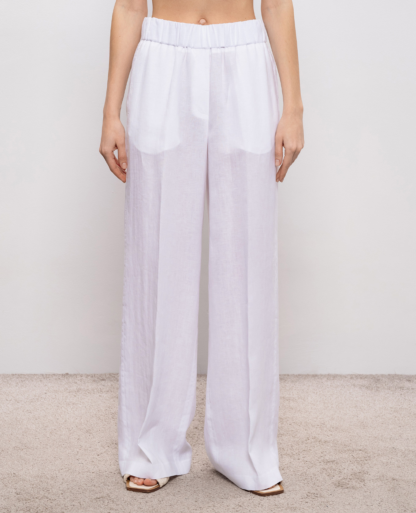 

White linen pants Peserico