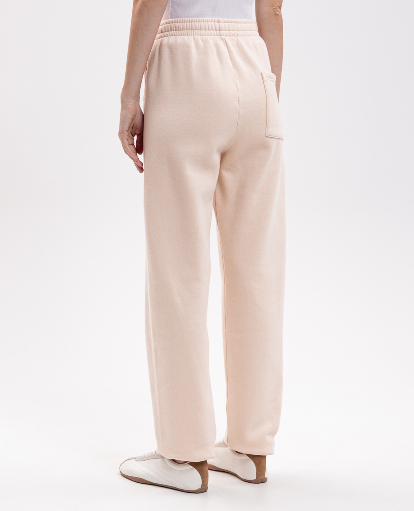 Beige joggers with print Sporty & Rich 4