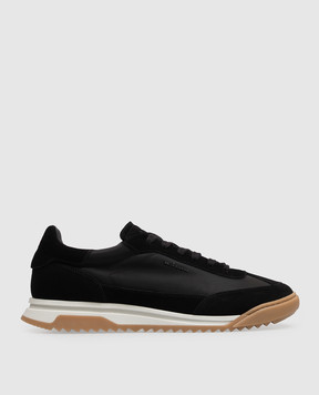 Kiton Black combination sneakers USSA514N01532