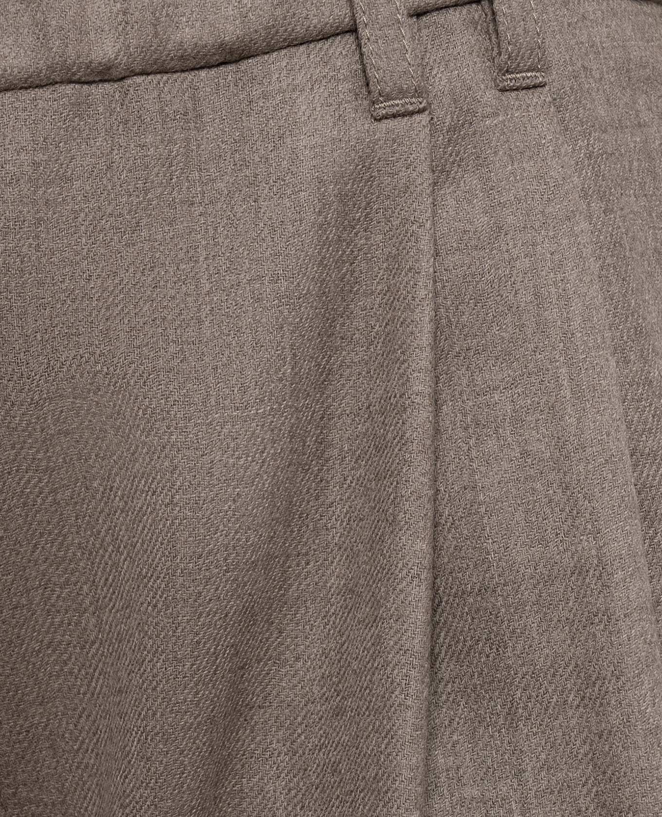 Beige wool pants Brunello Cucinelli 5