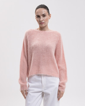 Max Mara CAMPALE pink sweater with wool MSTCAMPALE