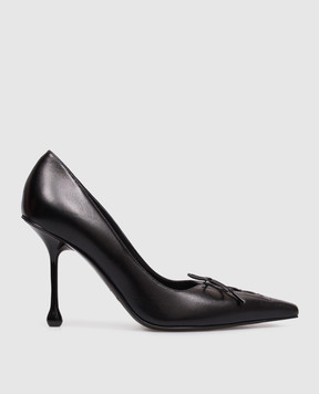 Jimmy Choo Scarlett black leather shoes SCARLETT95NAP