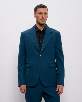 Versace Green wool jacket 10196201A16732