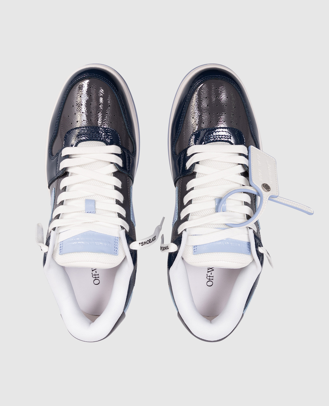 

Out Of Office patent leather sneakers Off-White, Grey