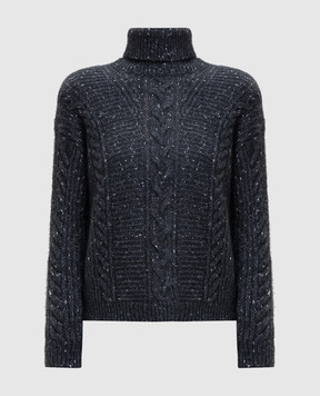 Max Mara Grey FINGERE alpaca wool sweater FINGERE