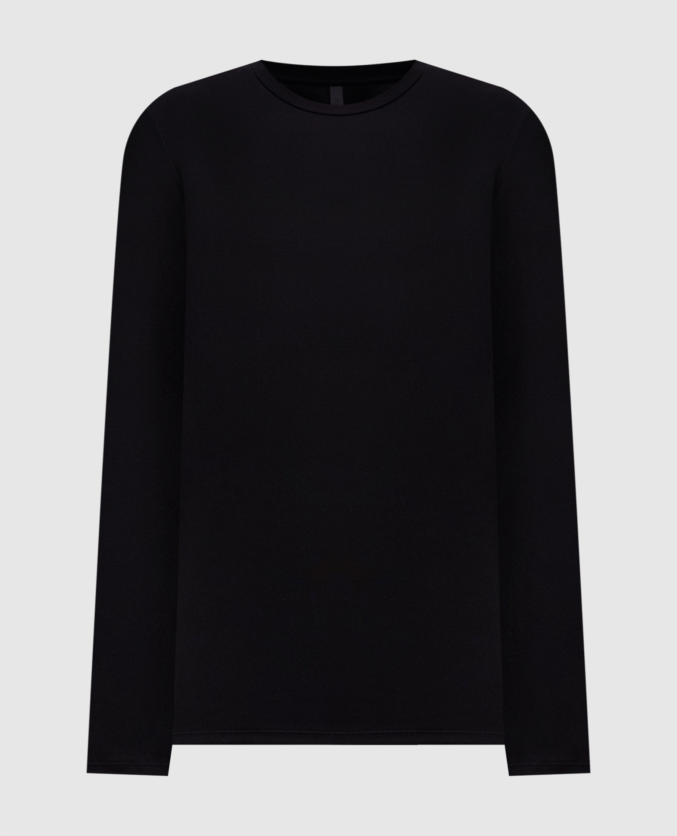 Black cotton long sleeve shirt