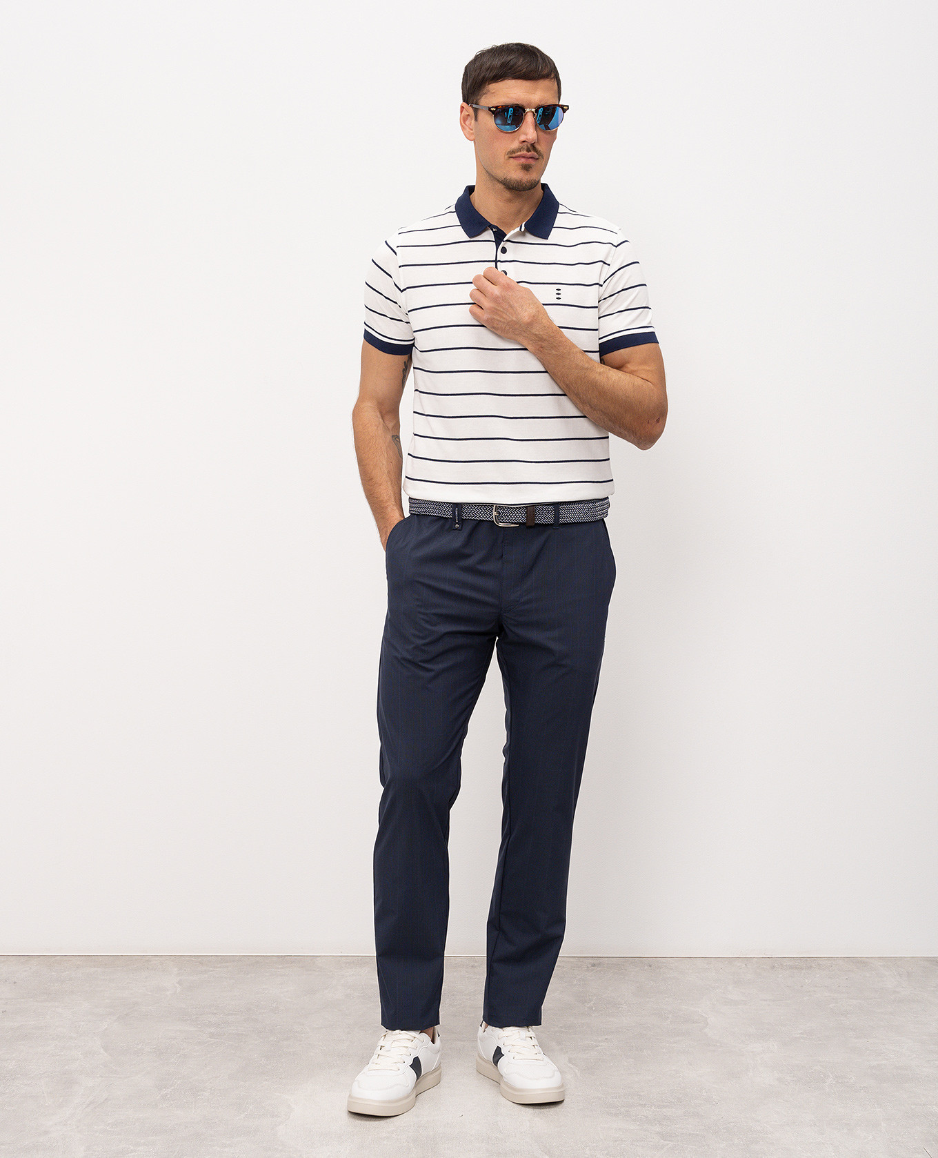 Blue checked pants Florentino 2