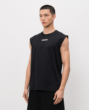 Heliot Emil ASTRAPE black tank top M09144