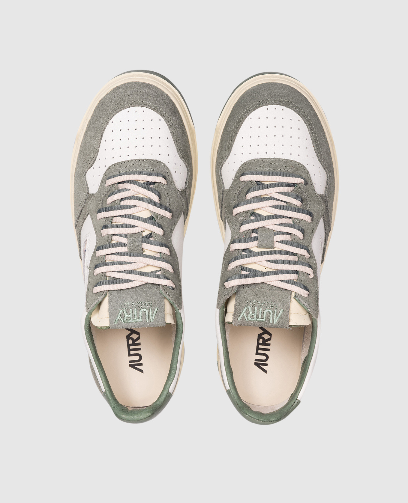 

Medalist white leather sneakers with logo AUTRY