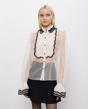 Valentino Ivory silk blouse 8B0AB8D51C8