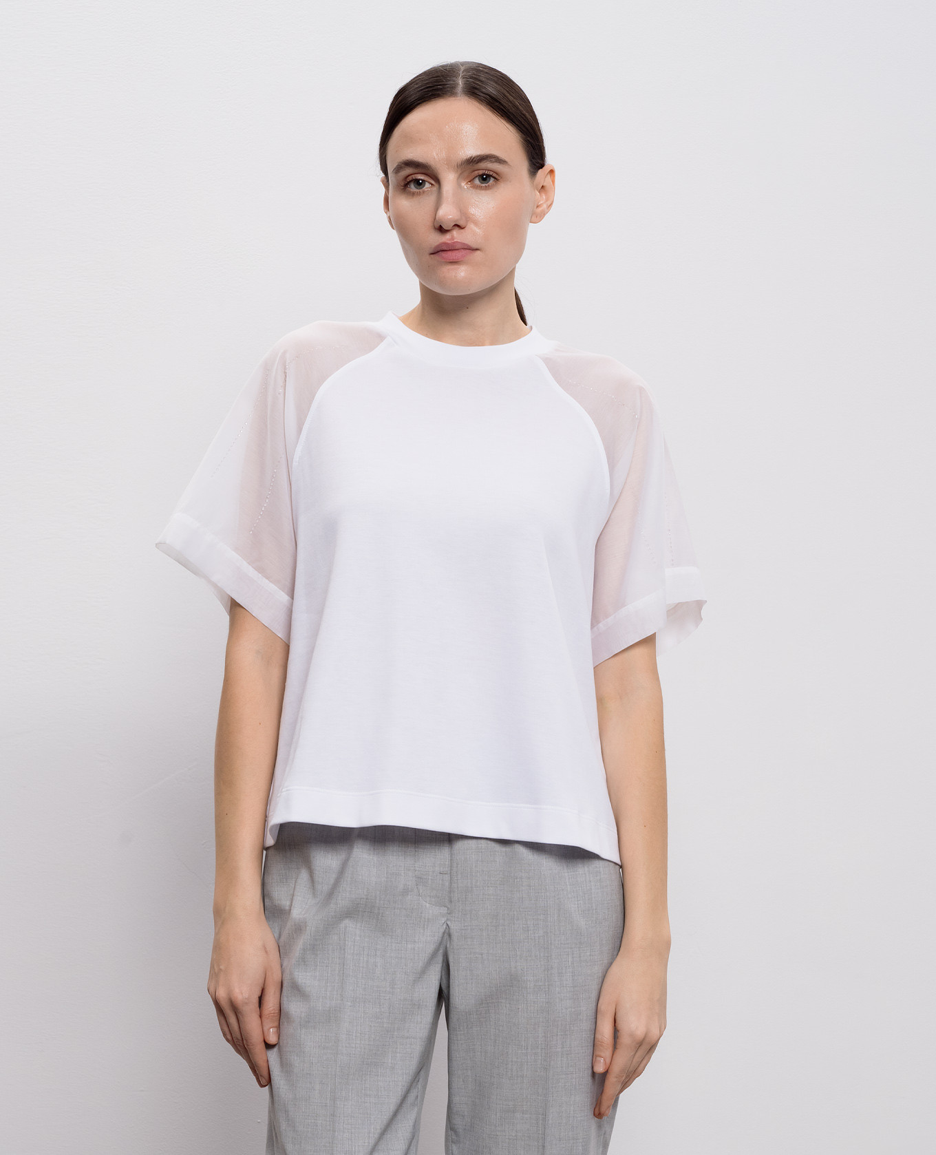 

White T-shirt Peserico