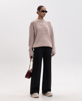 Off-White Beige wool sweater 2FE00529T