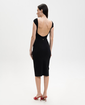 Versace Black dress with an open back 10243991A17409