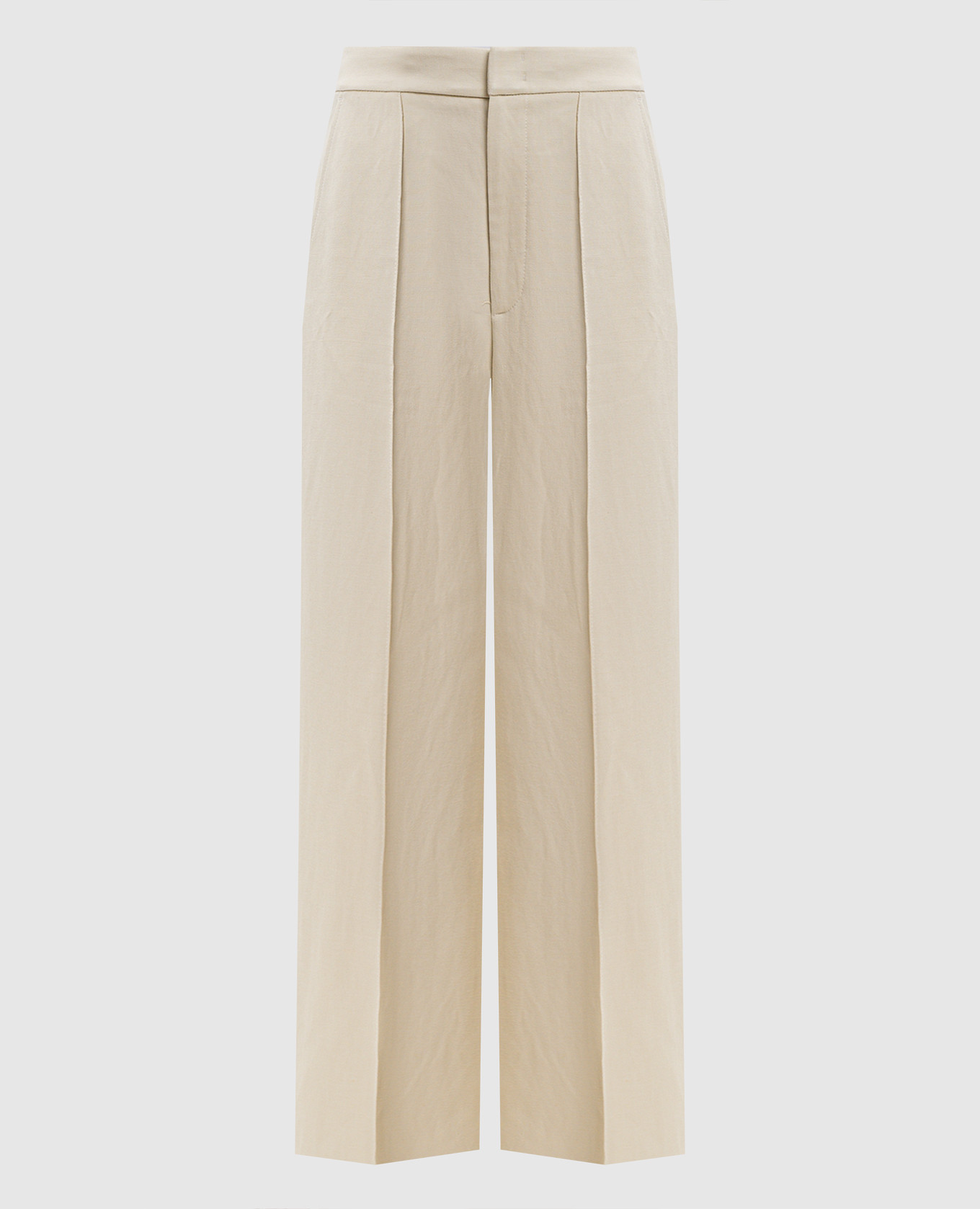 Ivory linen pants