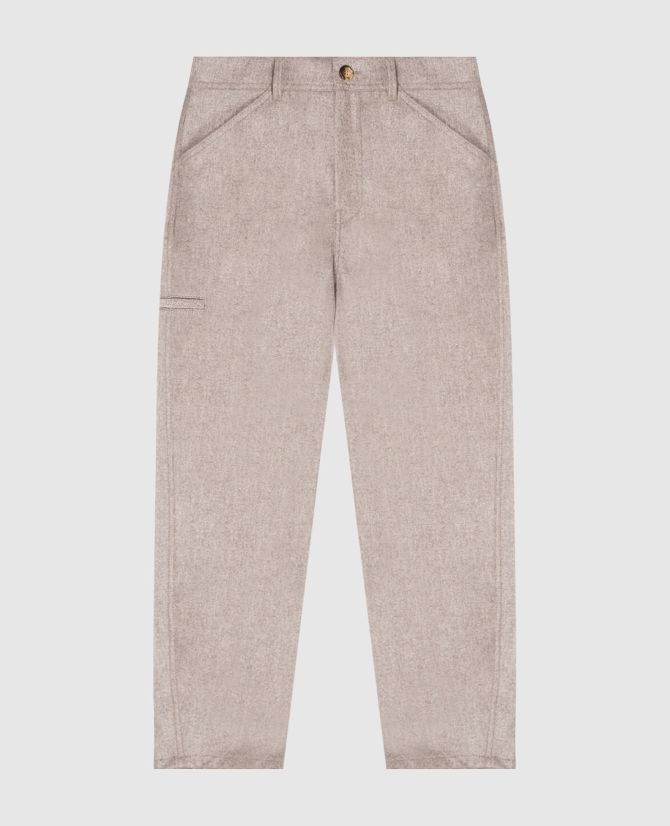 Children's gray wool pants