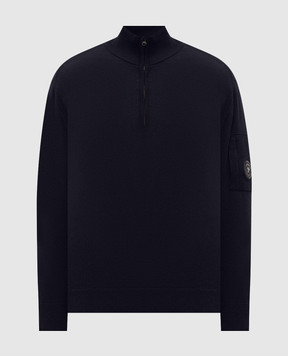 C.P. Company Blue sweater with wool MKN070A005528A