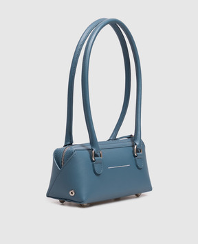 Maison Margiela MM6 Blue leather bag Bauletto SB6ZH0039P9061