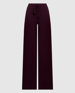 Ermanno Scervino Burgundy straight-leg pants D492P358RILM