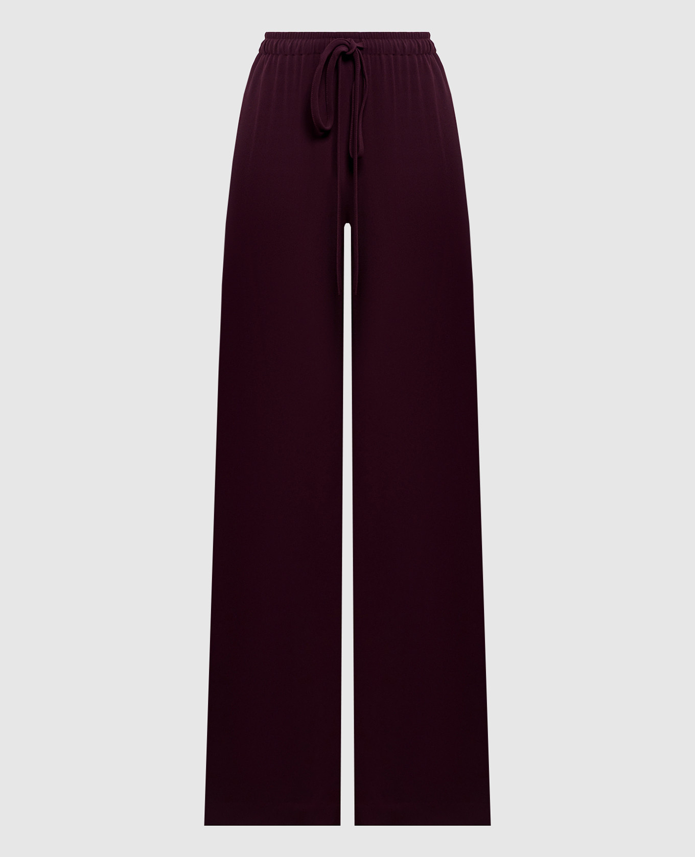 Burgundy straight-leg pants Ermanno Scervino