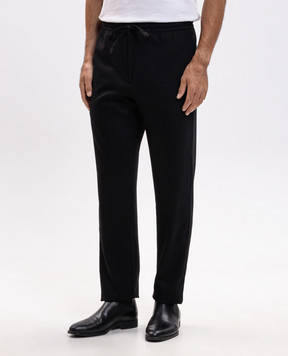 Canali Black wool pants AN04763U97003