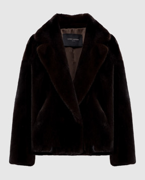 Elpidio Loffredo Brown mink fur coat VIS001AN19