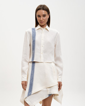 JW Anderson Ivory linen shirt SH0384PG1898
